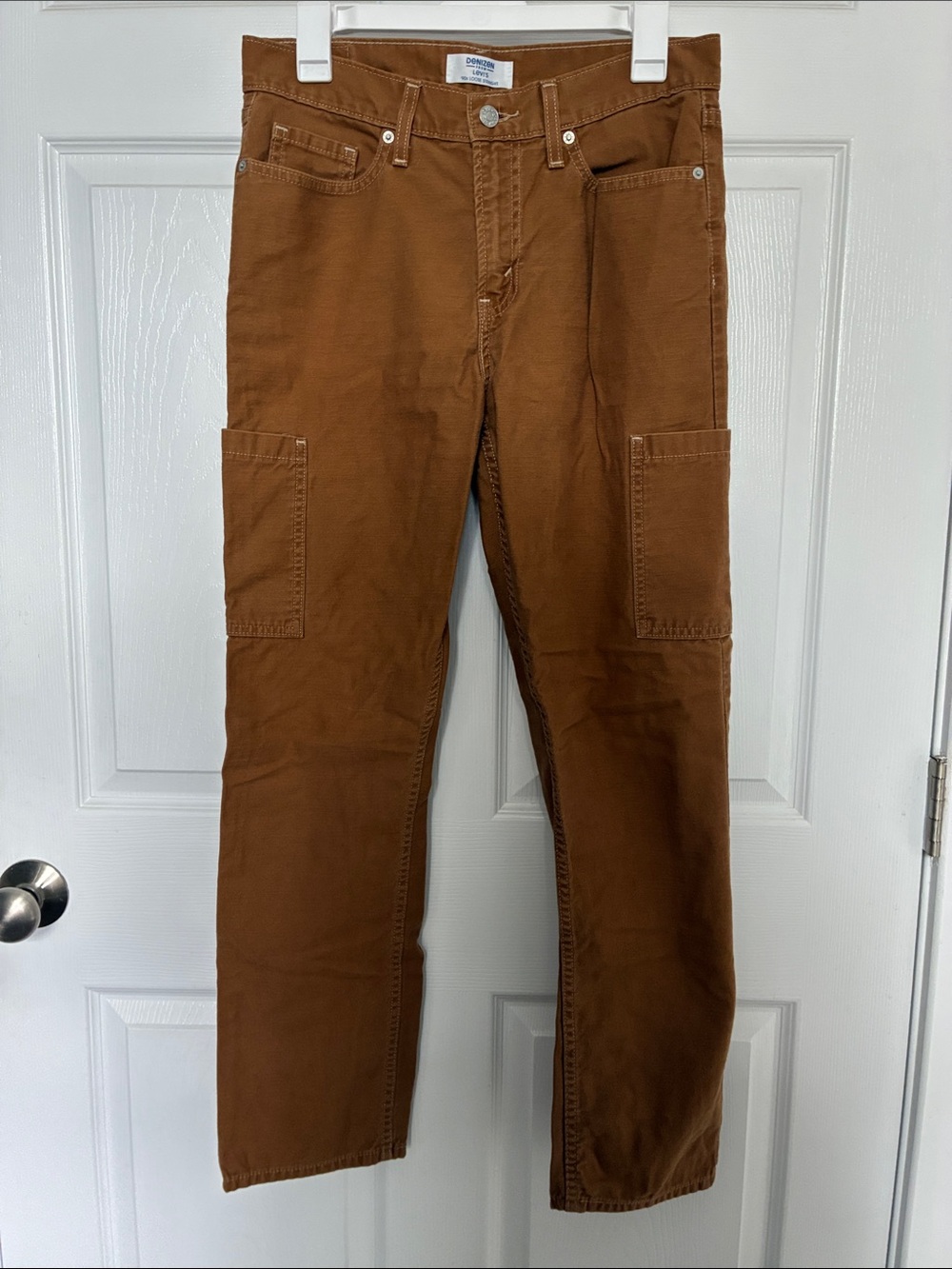 Dickies Men's Cargo Pants in Rust Brown